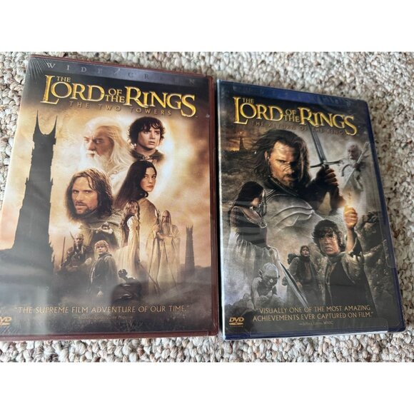 NEW Sealed Lord of the Rings DVDs – The Two Towers & The Return of the King - Picture 1 of 5